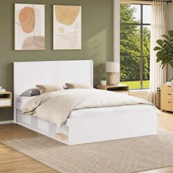 Specifications of the White Engineered Wood Headboard