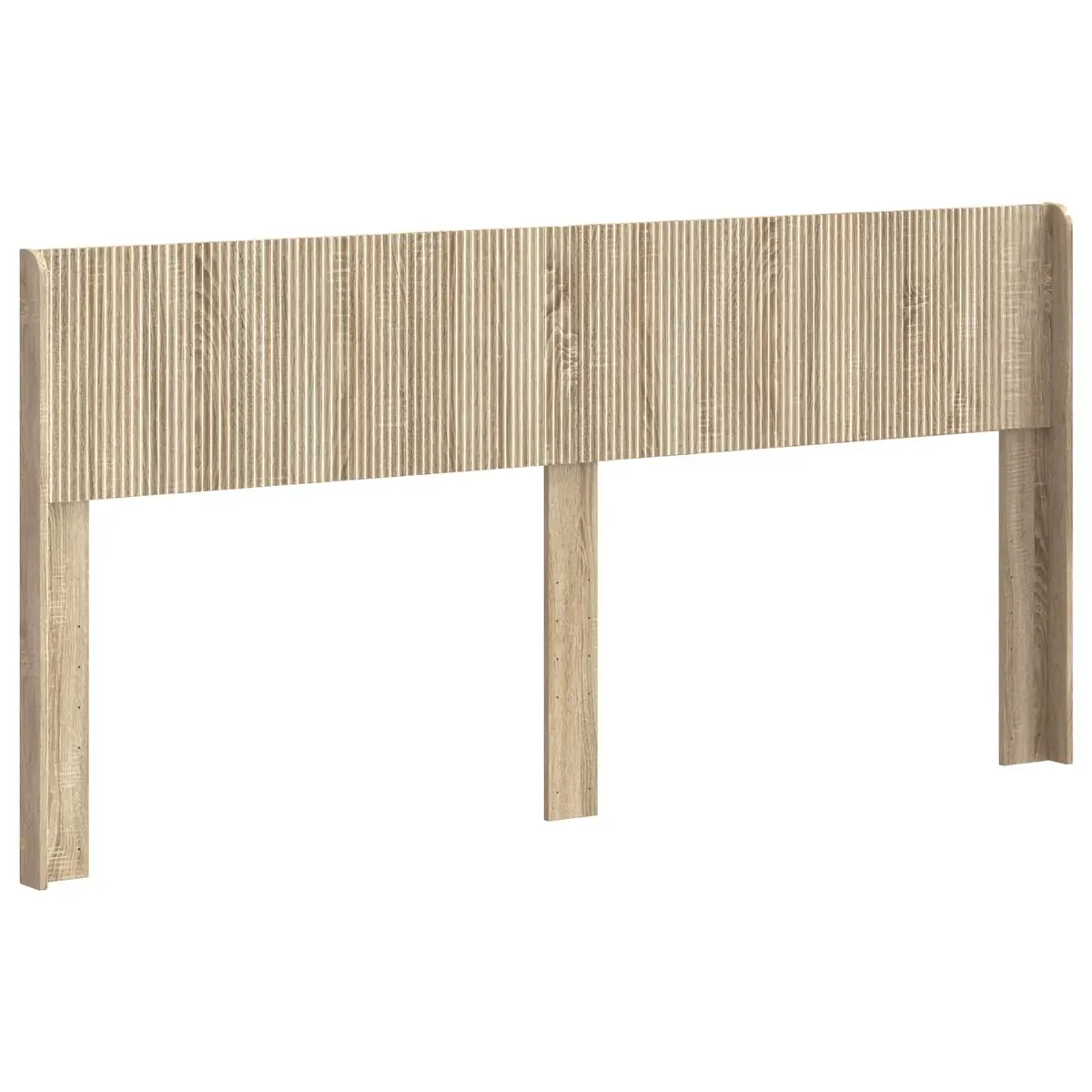 Brown Engineered Wood Headboard