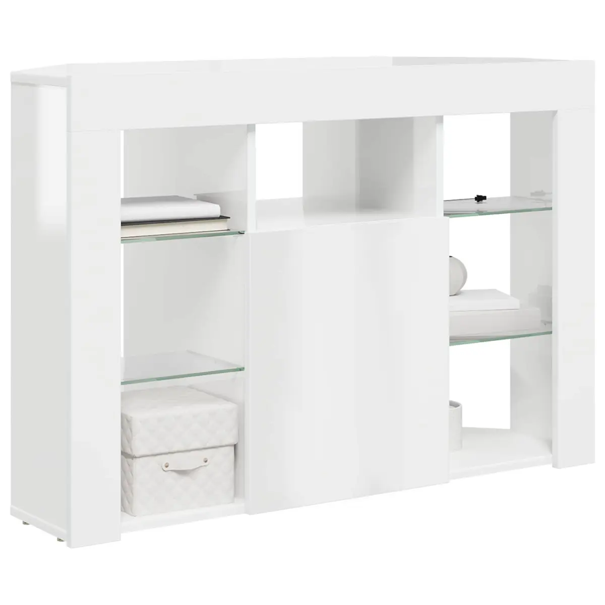 Corner LED TV Cabinet Wall-Mounted Unit