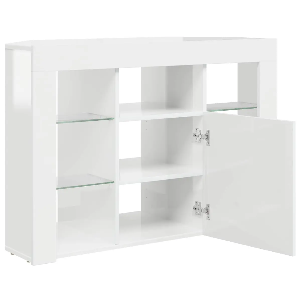 Corner LED TV Cabinet Wall-Mounted Unit