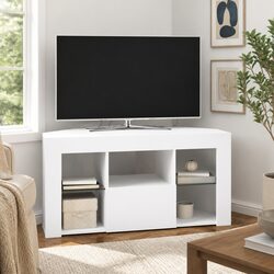 Engineered Wood Corner LED TV Cabinet Dimensions 100x40x50 cm