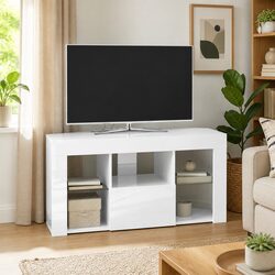 Specifications of Corner LED TV Cabinet High Gloss White