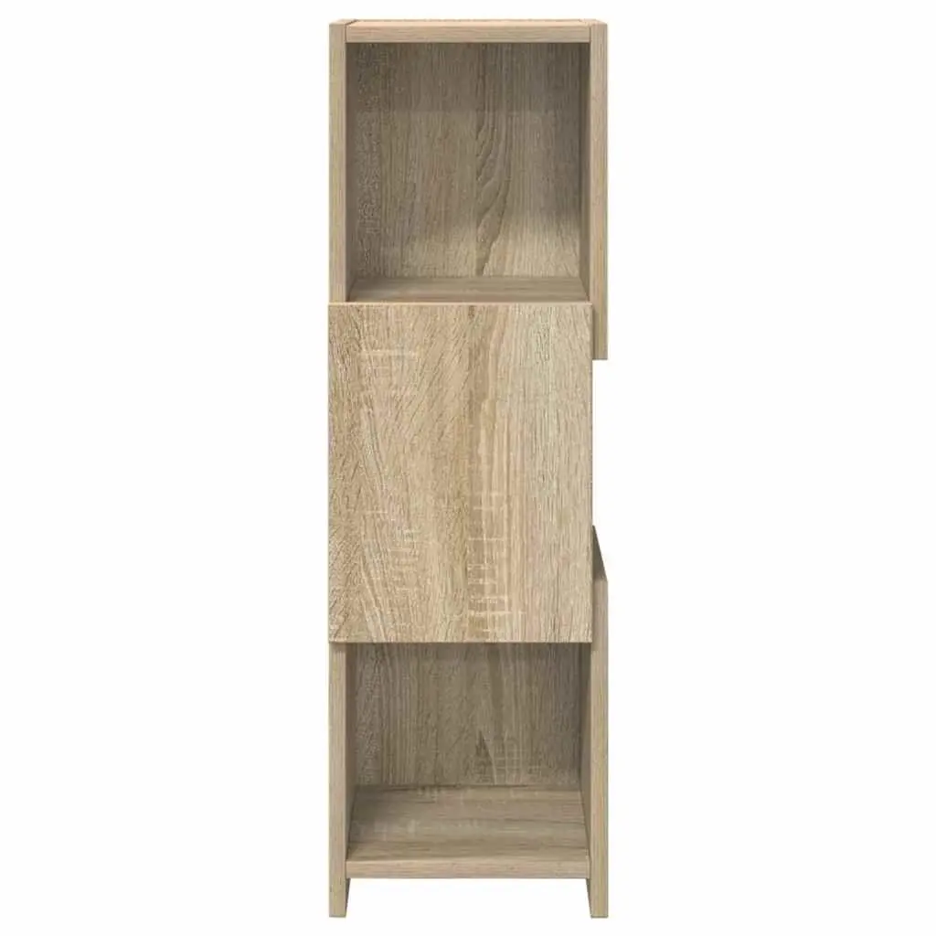 Corner Storage Cabinet Brown Modern Living Room 25.5cm W x 25cm D x 80cm H