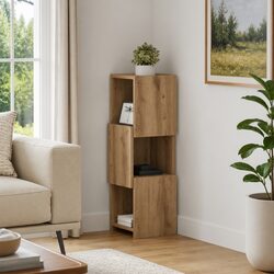 Corner Cabinet 25.5x25x80cm - Brown Engineered Wood