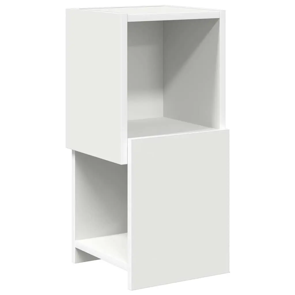 Corner Storage Cabinet 25.5x25x55cm Modern Living Room Shelving Unit