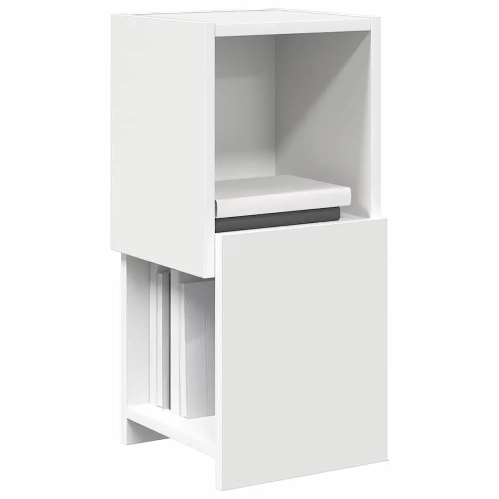 Corner Storage Cabinet 25.5x25x55cm Modern Living Room Shelving Unit