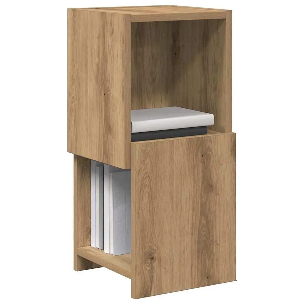 Brown Corner Storage Cabinet 25.5x25x55cm