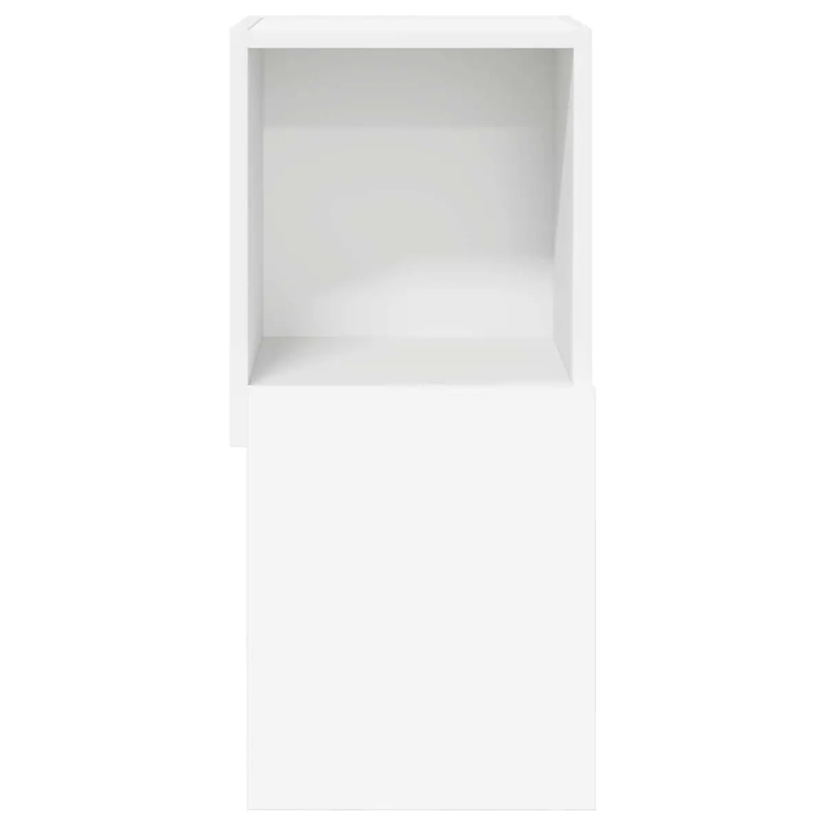 Corner Storage Cabinet 30.5x30x65cm Modern Living Room Shelving Unit