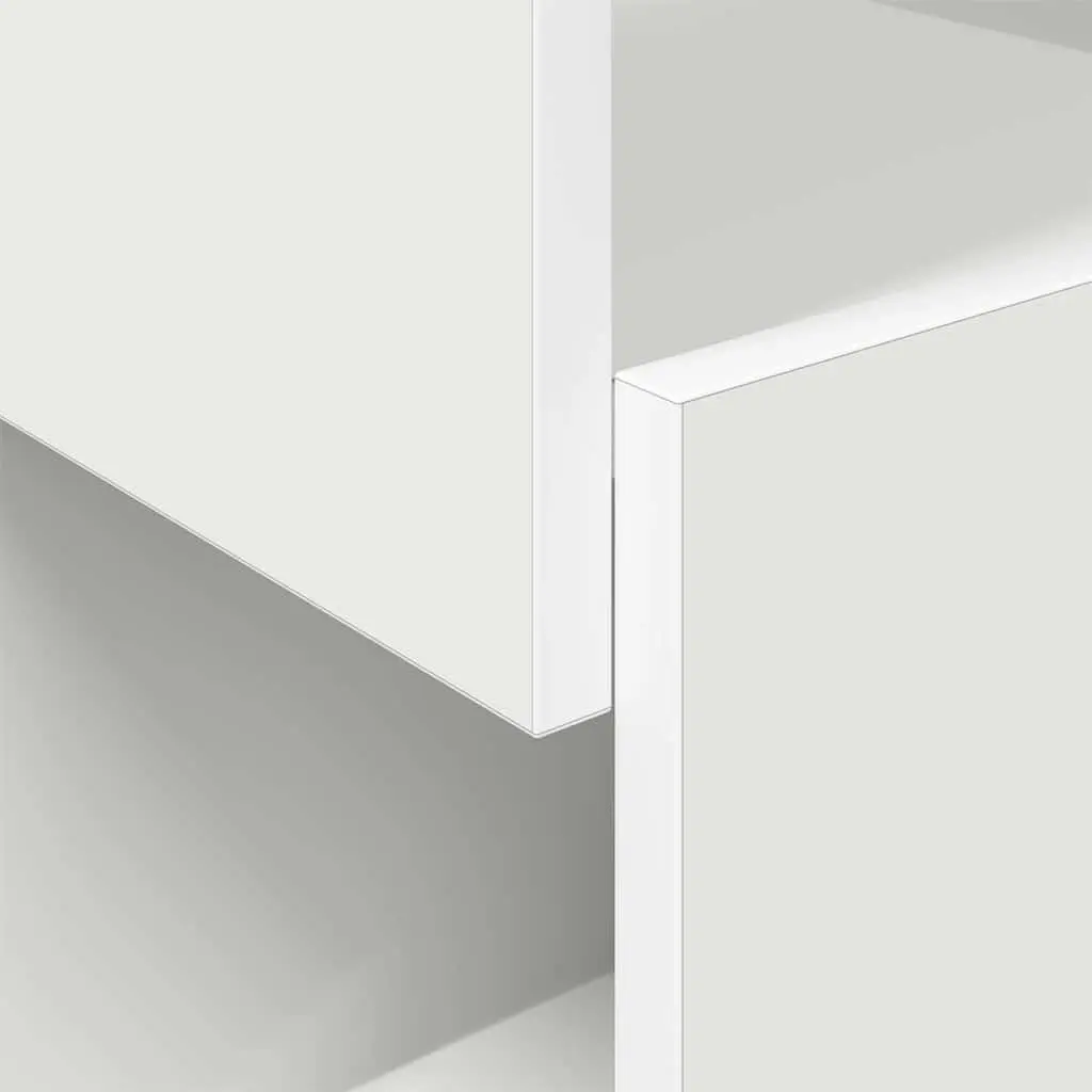 Corner Storage Cabinet 30.5x30x65cm Modern Living Room Shelving Unit