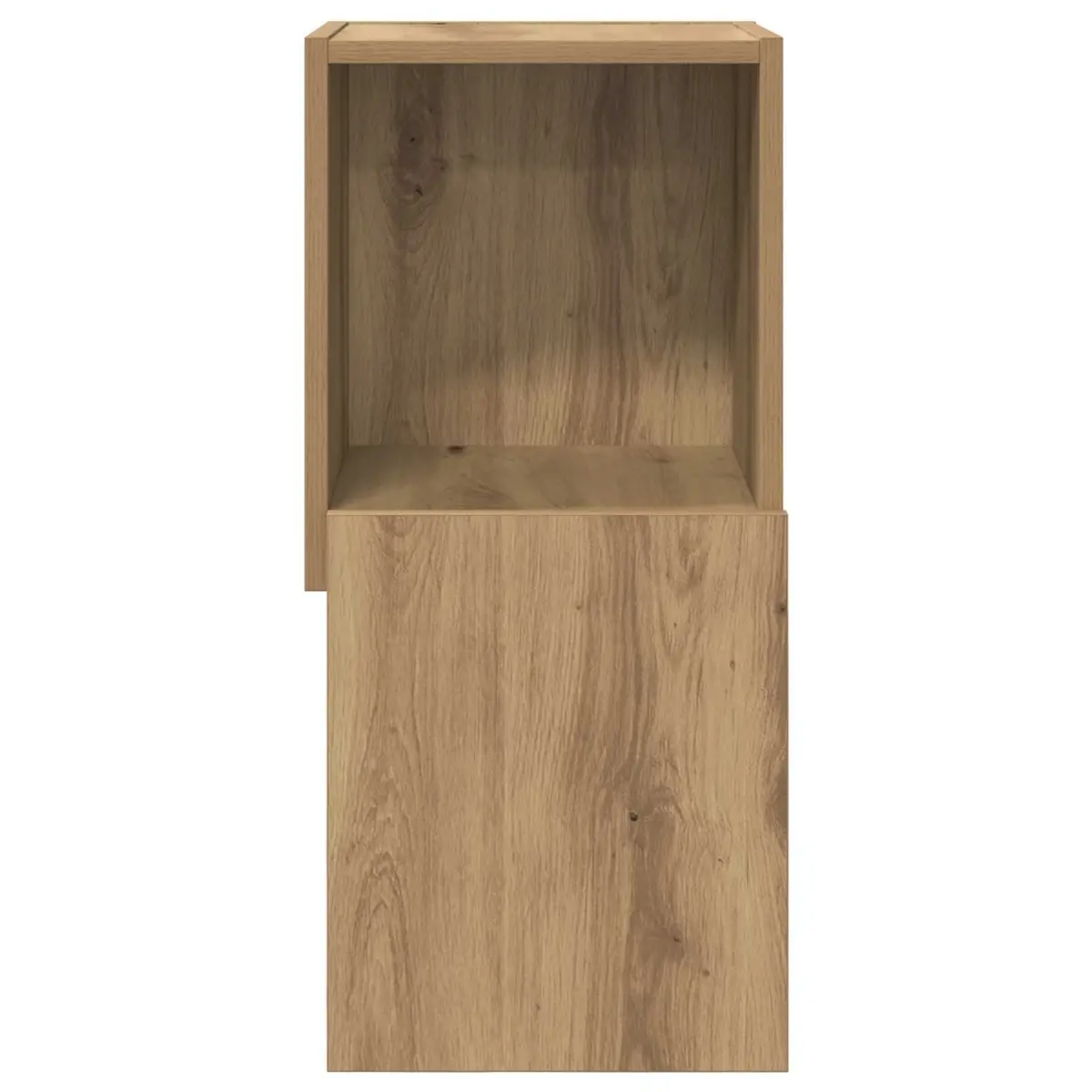 Corner Storage Cabinet 30.5x30x65cm Brown Modern Living Room Organiser Shelving