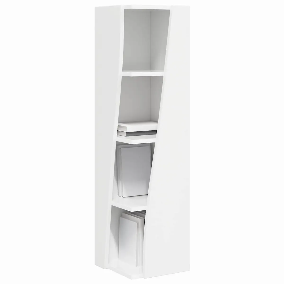 Corner Storage Unit 102cm High, Engineered Wood Construction