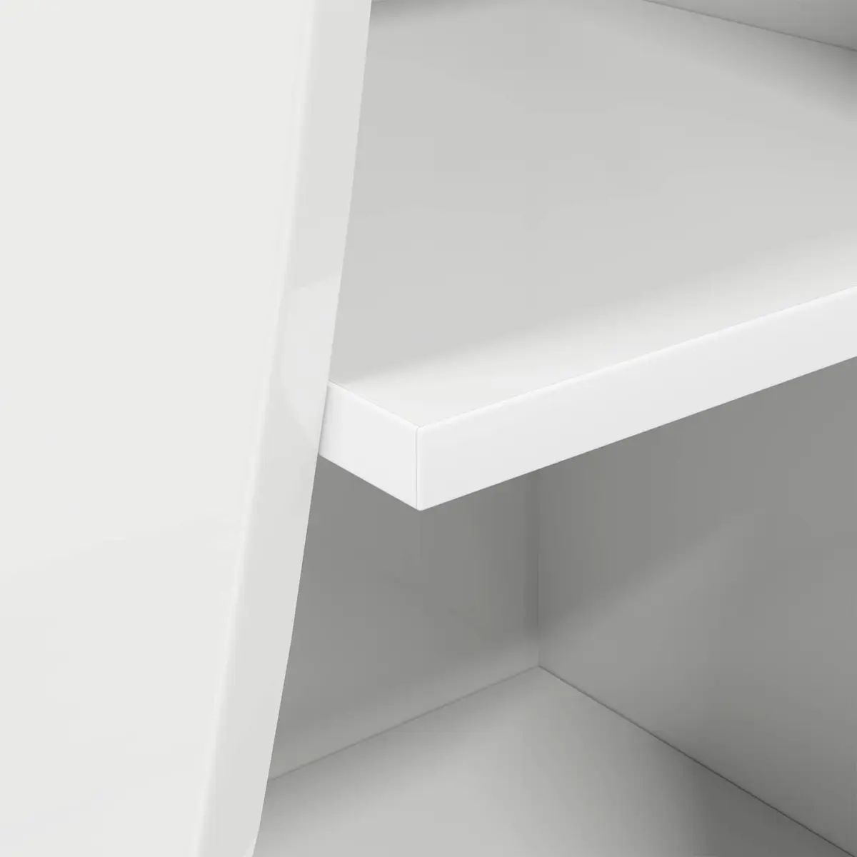 Corner Storage Cabinet Living Room 32x32x102cm Modern Engineered Wood