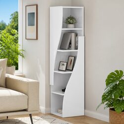 Specifications of High Gloss White Corner Storage Cabinet