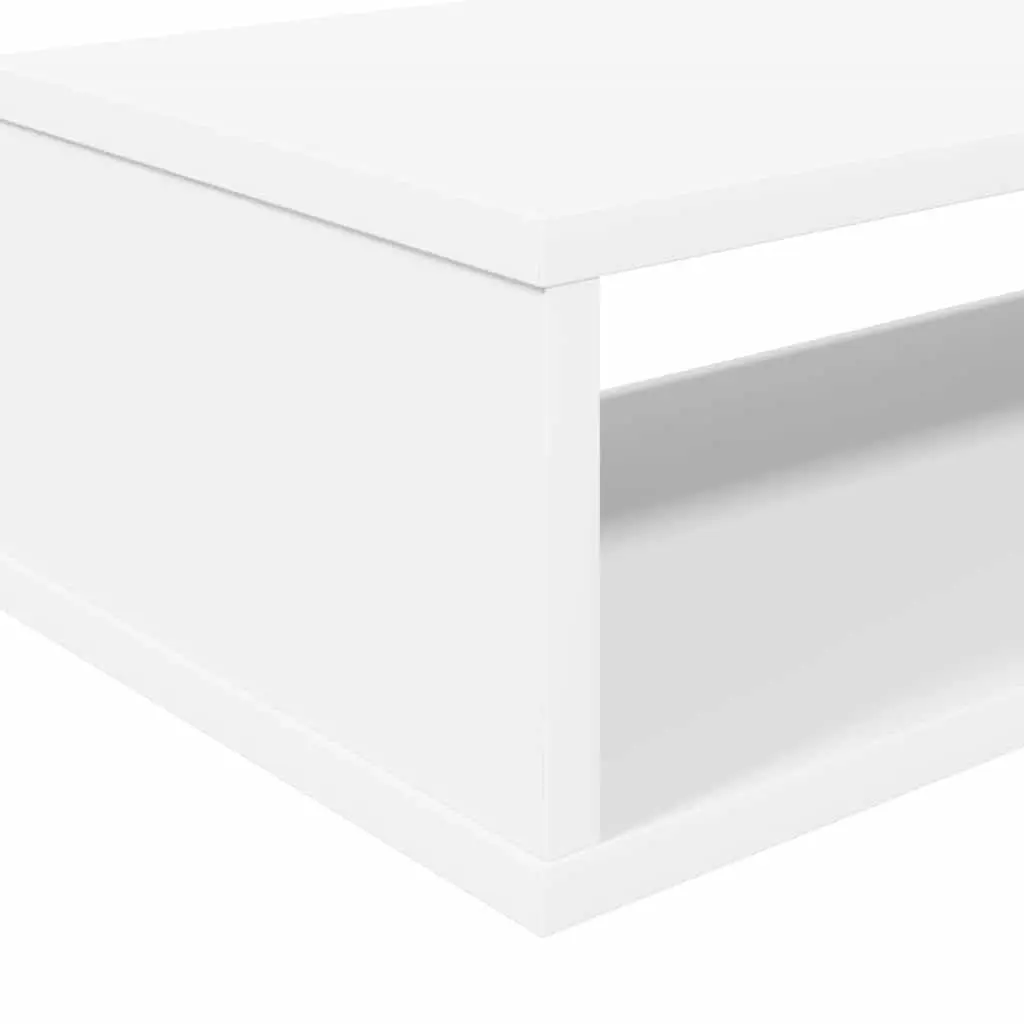 Wall Mounted TV Stand Living Room 150x25x28.5cm Engineered Wood Shelves Storage Unit