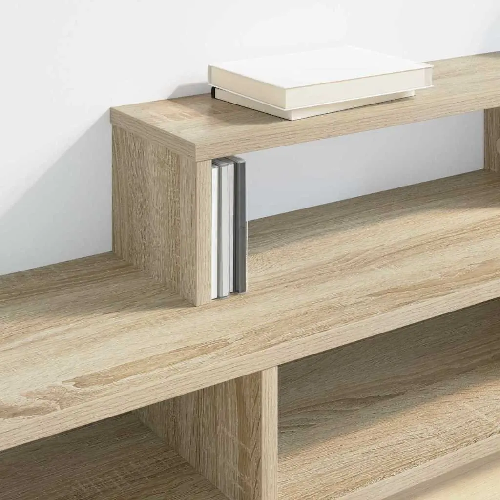 Wall Mounted TV Stand Living Room Grey 150x25x28.5cm