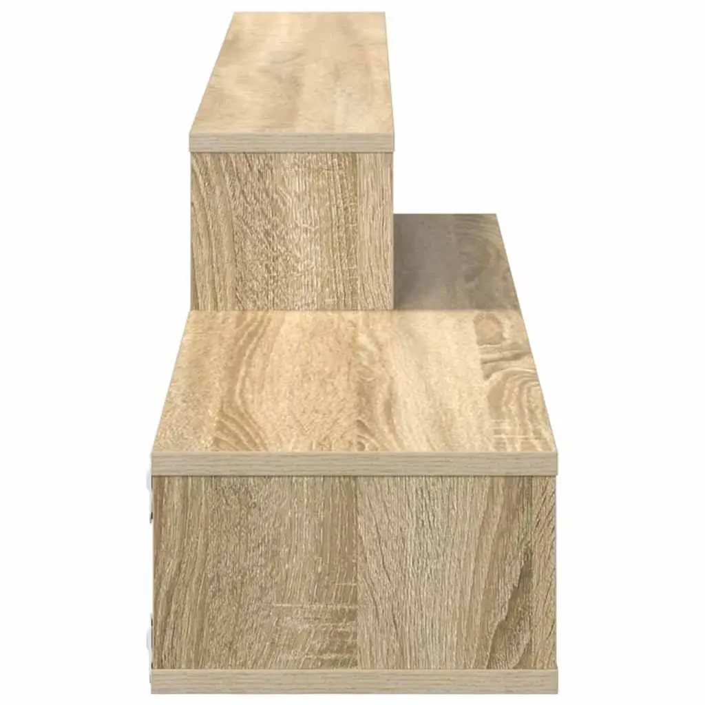 Wall Mounted TV Stand Living Room Grey 150x25x28.5cm