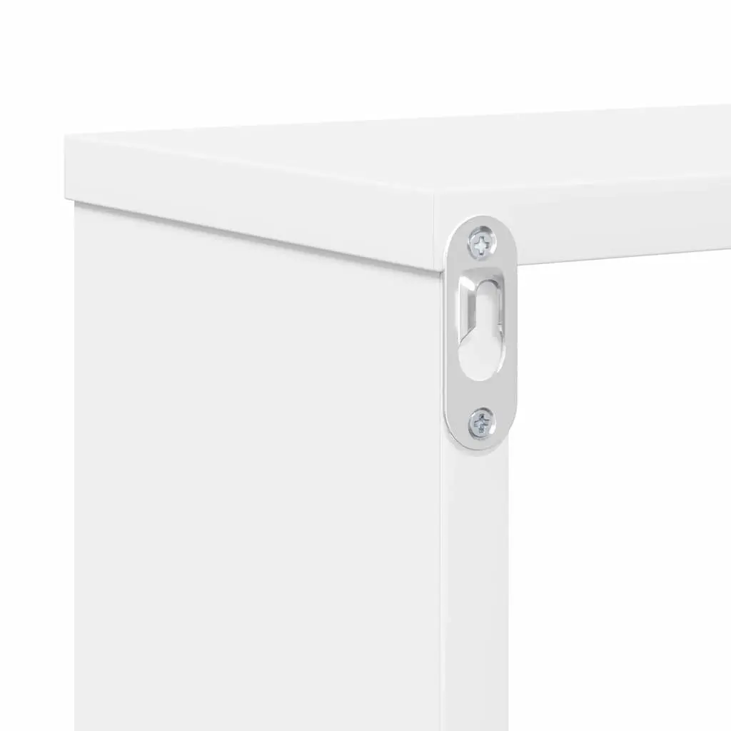 Wall Mounted TV Stand 120x25x28.5cm Engineered Wood Shelves Media Storage