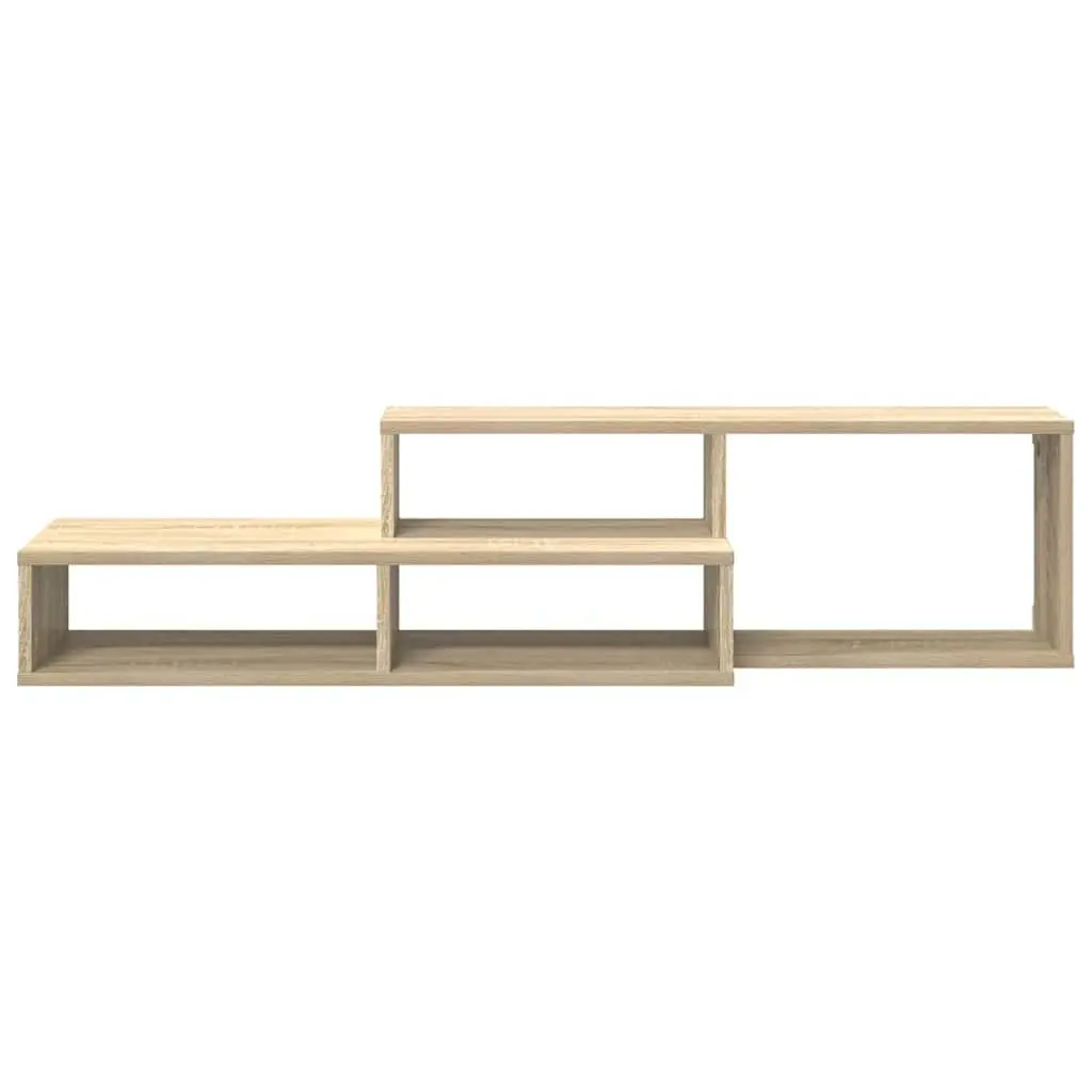 Wall Mounted TV Stand Living Room Grey Engineered Wood 120 x 25 x 28.5 cm
