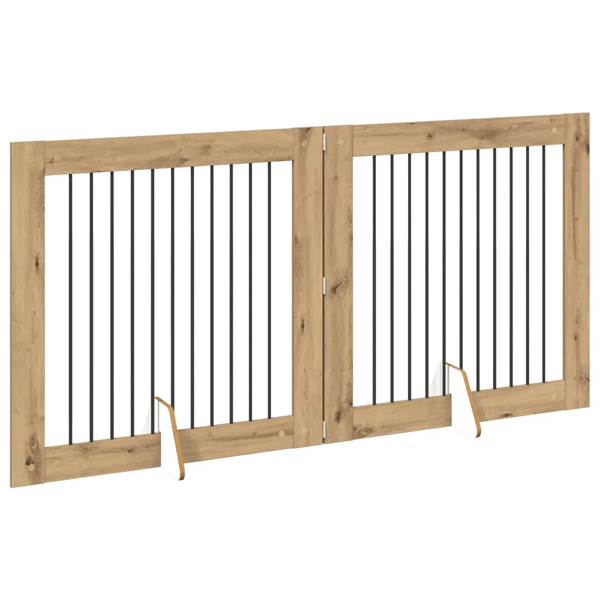 Foldable Dog Gate with Stands