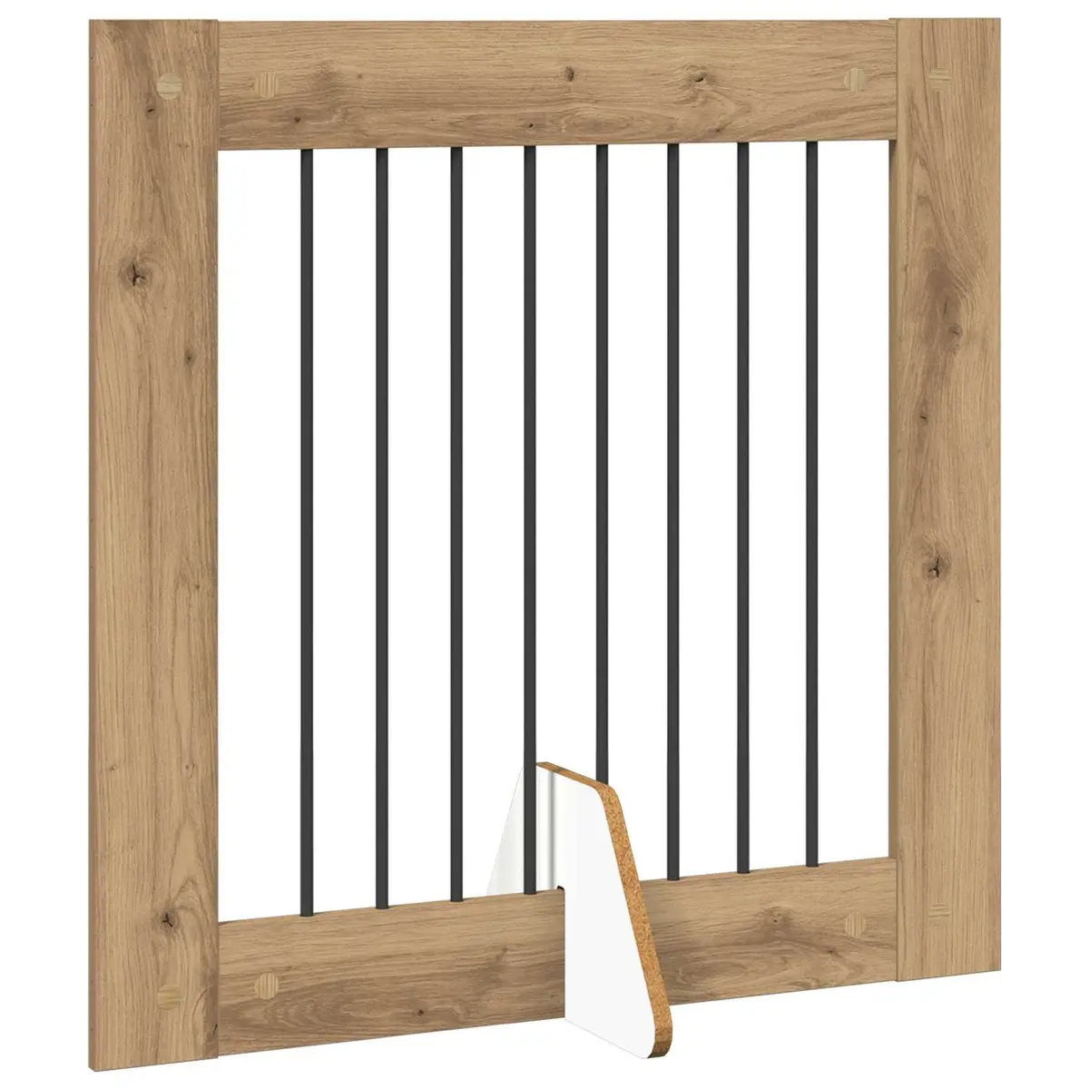 Foldable Dog Gate with Stands 4 pcs