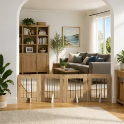 Specifications for Our Foldable Dog Gate with 4 Panels