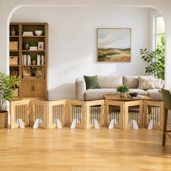 Foldable Dog Gate - Specs: 8 Panels, 60cm High