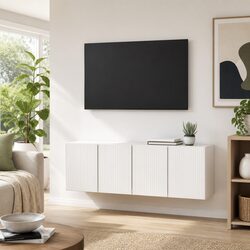 Specifications of White TV Wall Cabinet Set, 2 Pieces