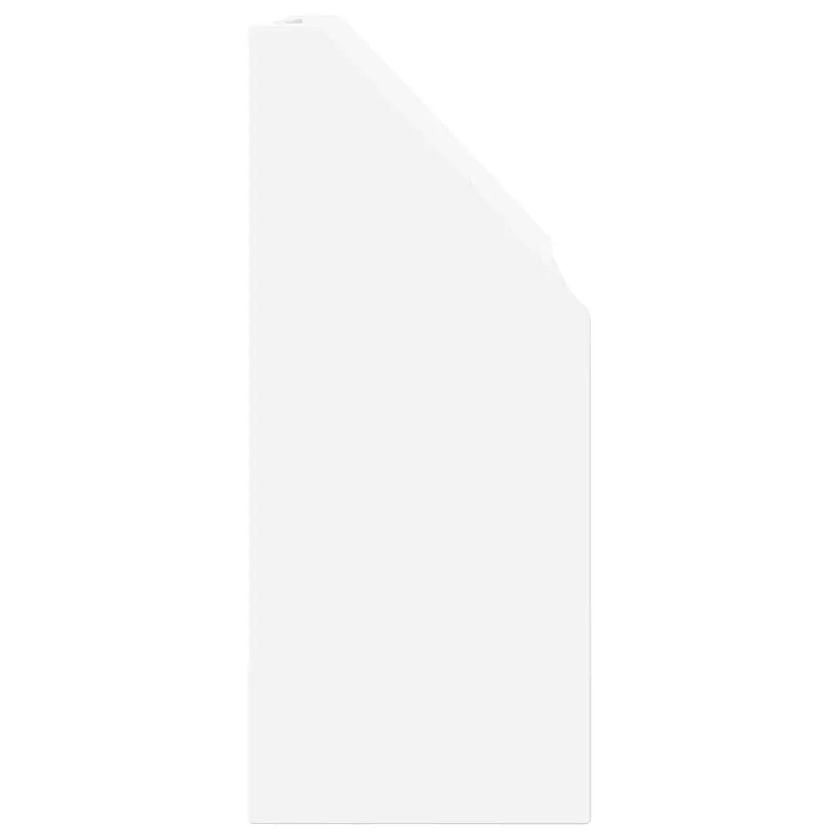 Kids Bookshelf Engineered Wood Modern Open Shelf Storage Unit White 72.5x29.5x69cm