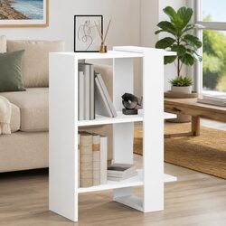 Specifications of the Freestanding White Engineered Wood Shelf