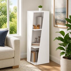 Specifications of White Side Shelf Bookcase with Storage