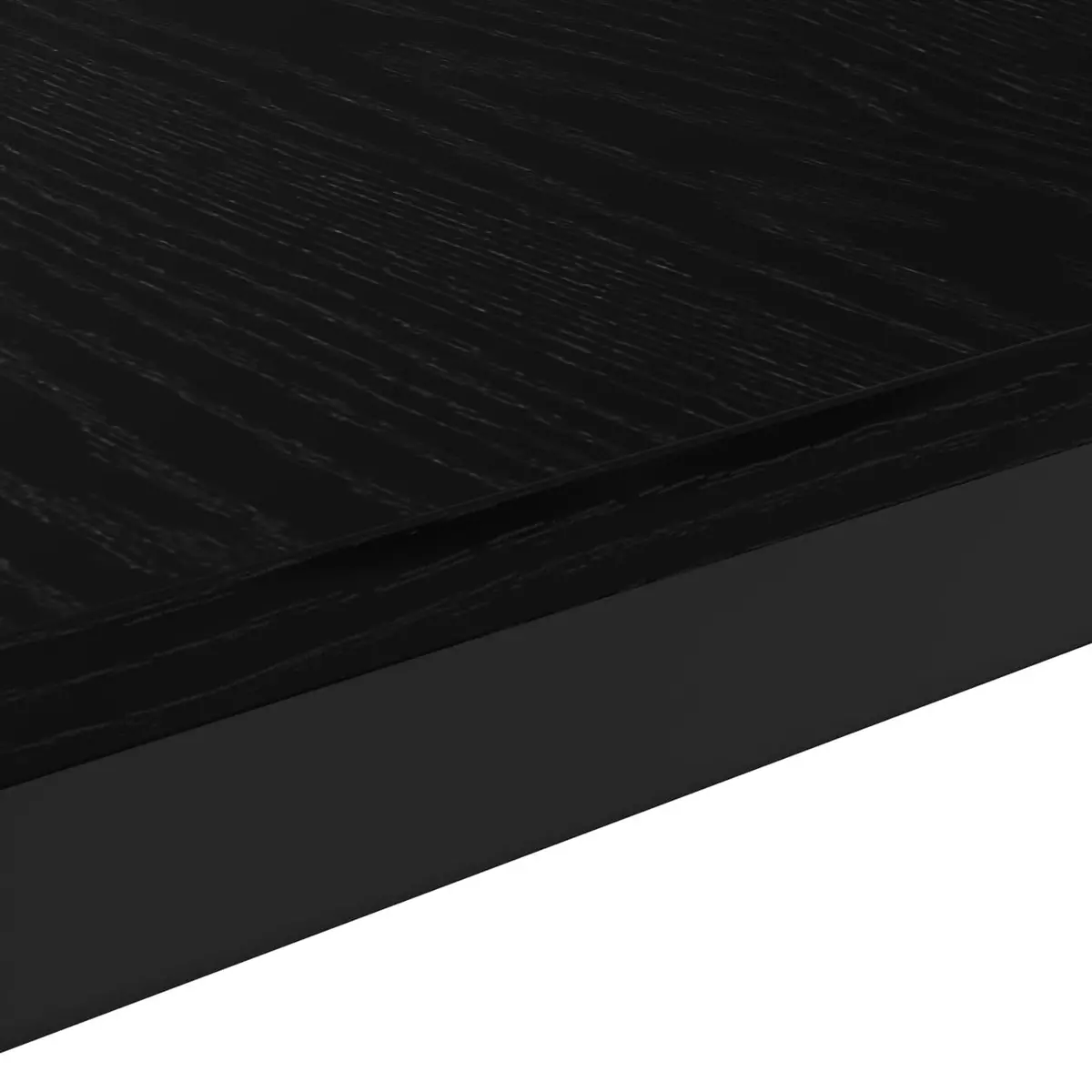 Coffee Table Black Rectangular Modern Living Room Accent Furniture 60x30x36cm