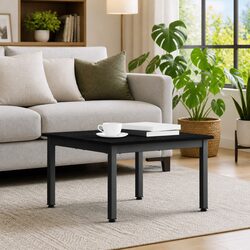 Specifications for Black Rectangular Modern Coffee Table