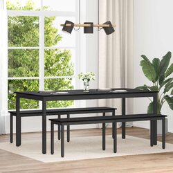 Dimensions and Specs of Black Dining Bench