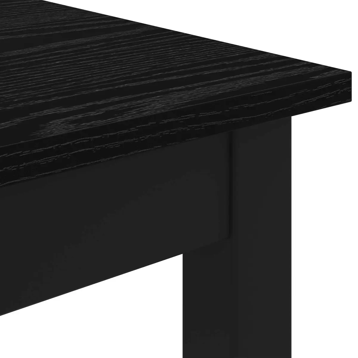 Rectangular Black Bar Table