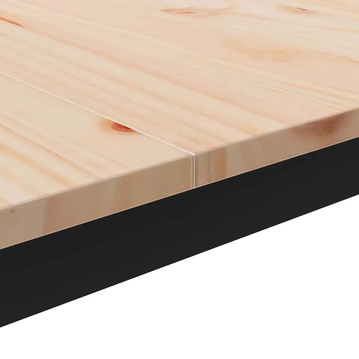 Coffee Table Indoor Living Area Solid Pine Wood Brown 60 x 60 x 36 cm Square