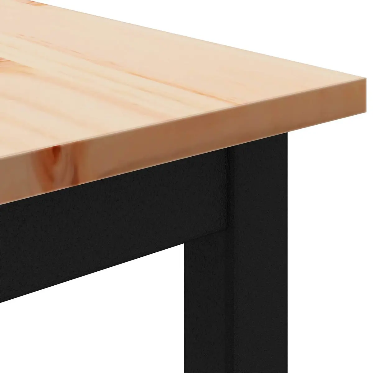 Solid Pine Wood Bench Natural Brown 80x35x45cm Dining Patio Entryway Seating