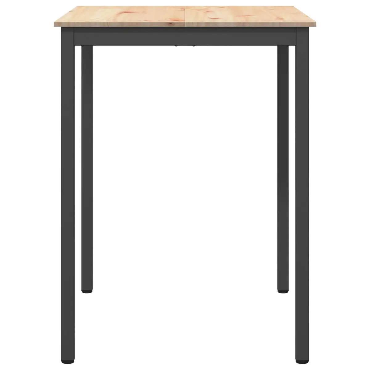 Bar Table 80x80x105cm Solid Pine Wood Kitchen Dining Room Modern Industrial
