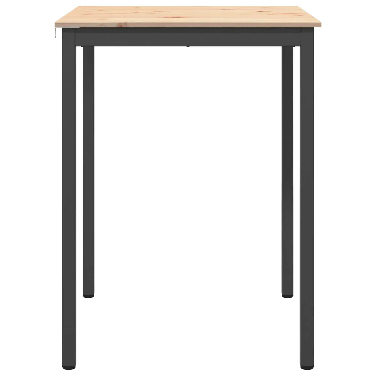 Bar Table 80x80x105cm Solid Pine Wood Kitchen Dining Room Modern Industrial