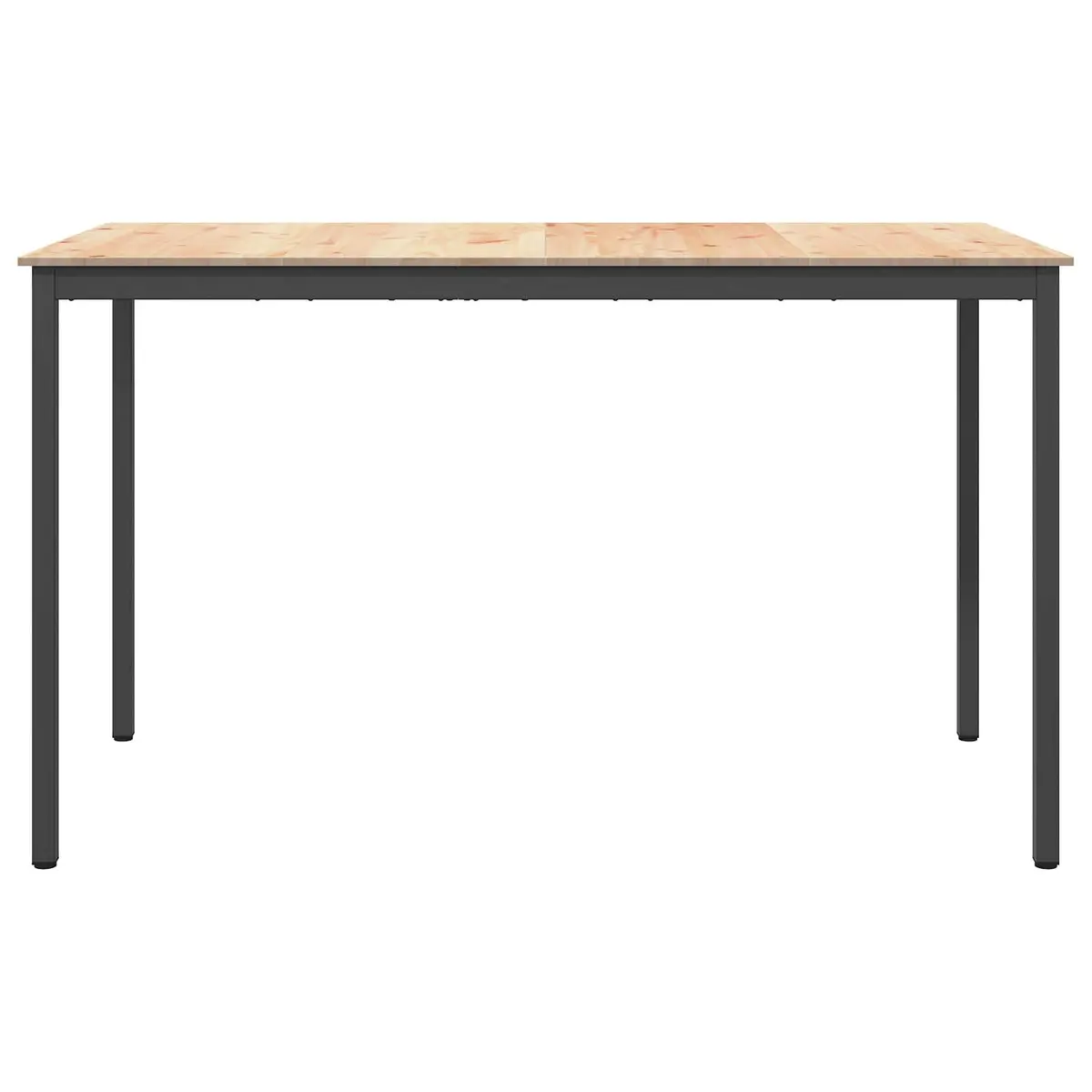 Bar Table Kitchen Dining Room Solid Pine Wood Natural Brown 180x90x105cm