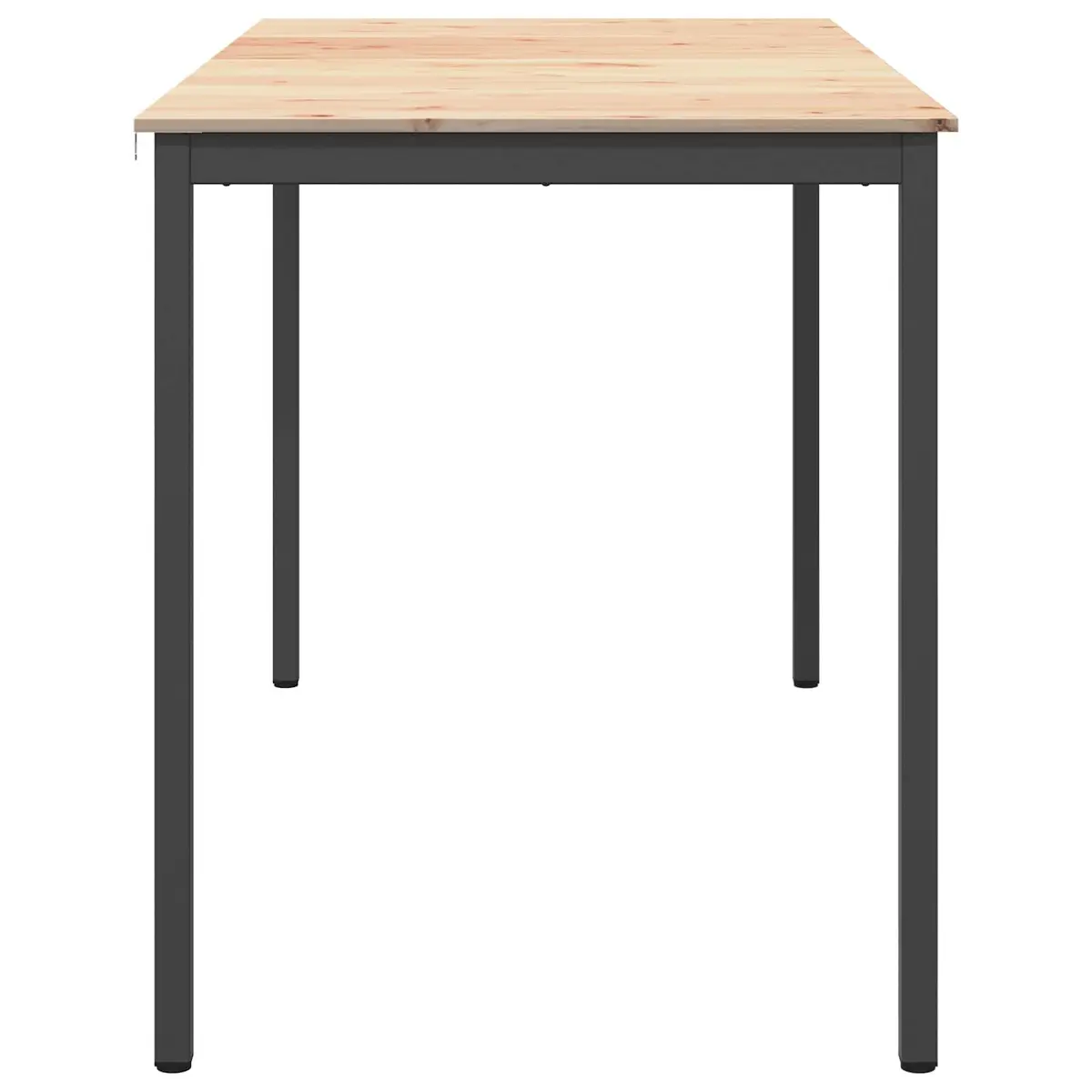 Bar Table Kitchen Dining Room Solid Pine Wood Natural Brown 180x90x105cm