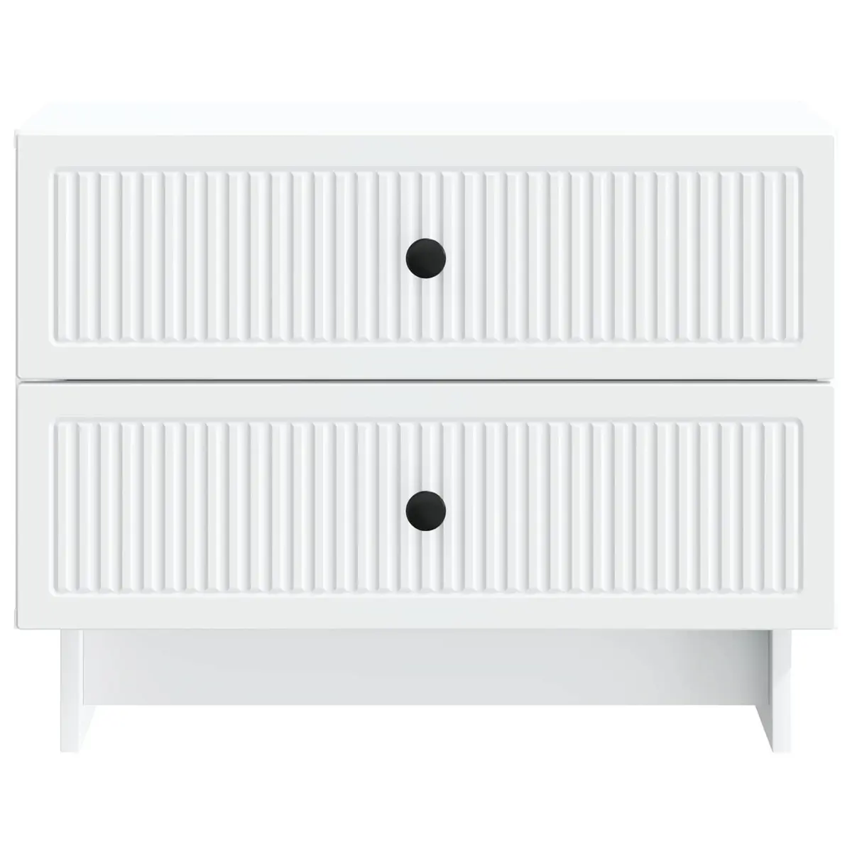 Bedside Cabinet White Modern Storage Table Nightstand Bedroom Furniture