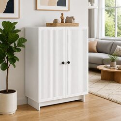 White Sideboard: Dimensions 66 x 34.5 x 90 cm