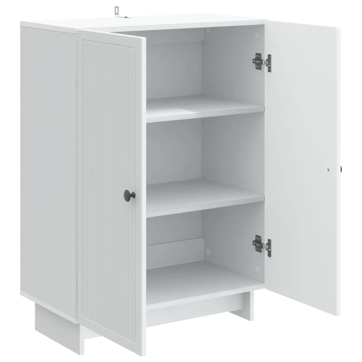 Sideboard White 66 x 34.5 x 90 cm Storage Cabinet Living Room Dining Furniture