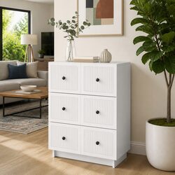 Drawer Cabinet Specifications: 66 x 34.5 x 90 cm, White