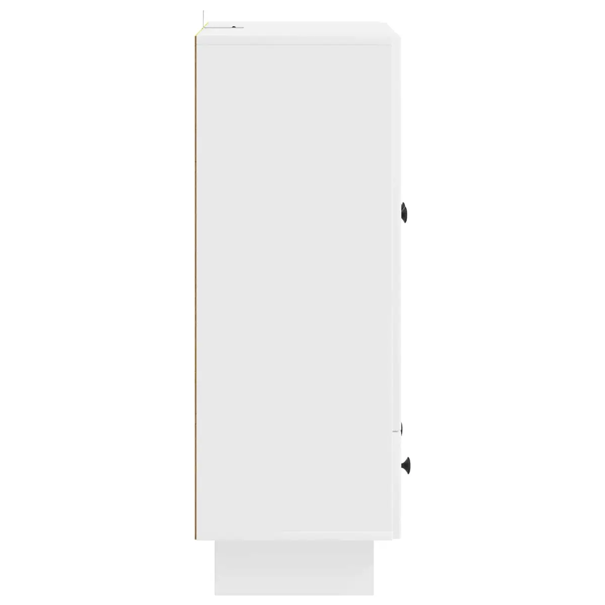 White Sideboard Storage Cabinet for Living Room Dining Area 66 x 34.5 x 95 cm