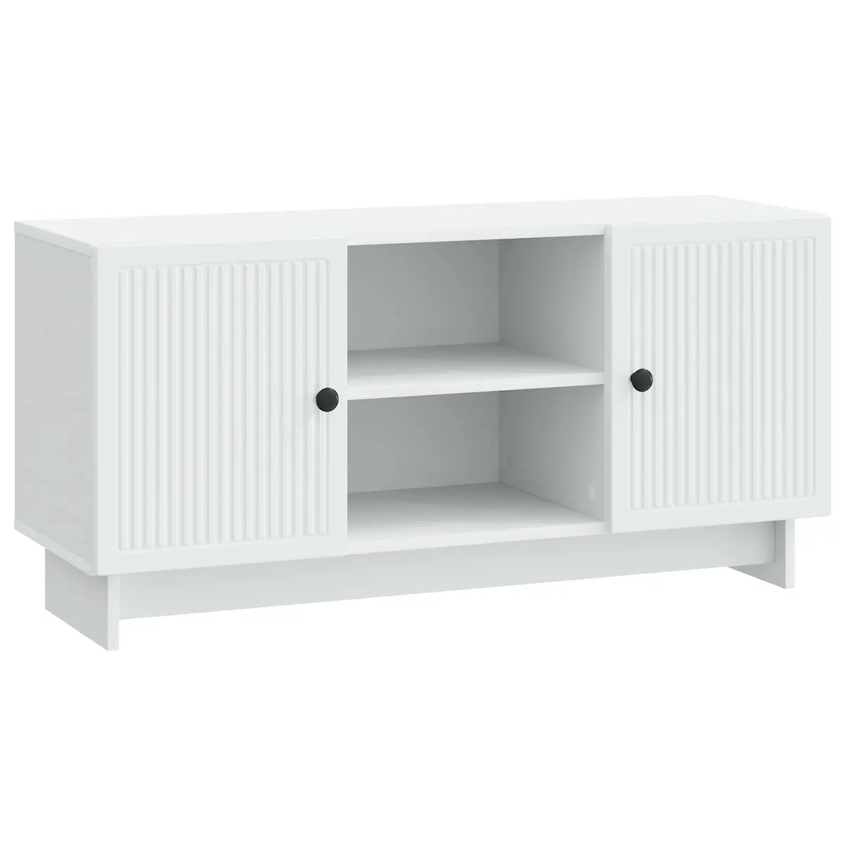 TV Cabinet Living Room 102 x 34.5 x 50 cm White Storage Unit