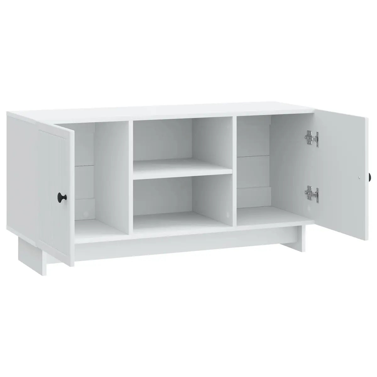 TV Cabinet Living Room 102 x 34.5 x 50 cm White Storage Unit