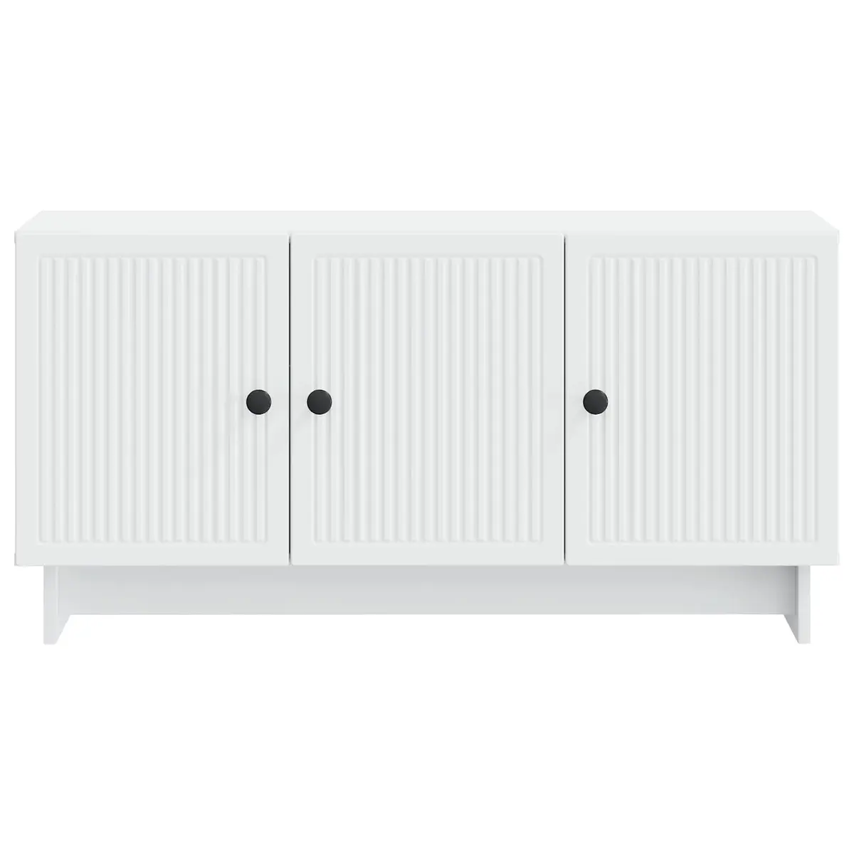 TV Cabinet White Modern Living Room Storage Unit 99 x 34.5 x 50 cm