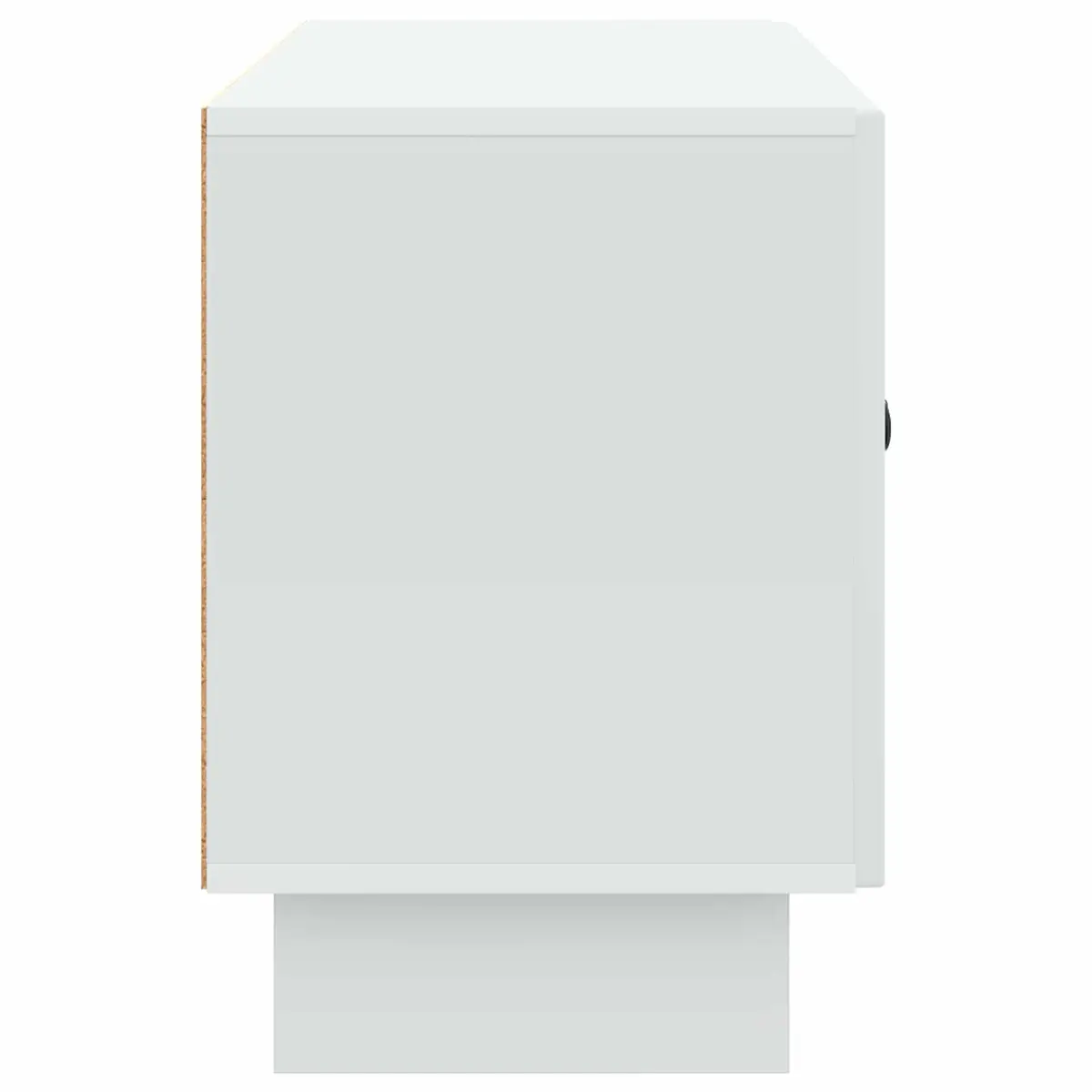 TV Cabinet White Modern Living Room Storage Unit 99 x 34.5 x 50 cm
