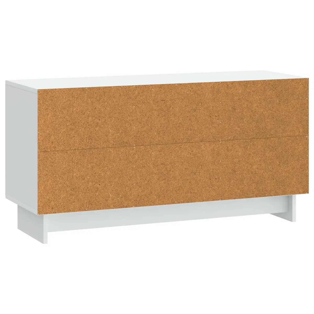 TV Cabinet White Modern Living Room Storage Unit 99 x 34.5 x 50 cm